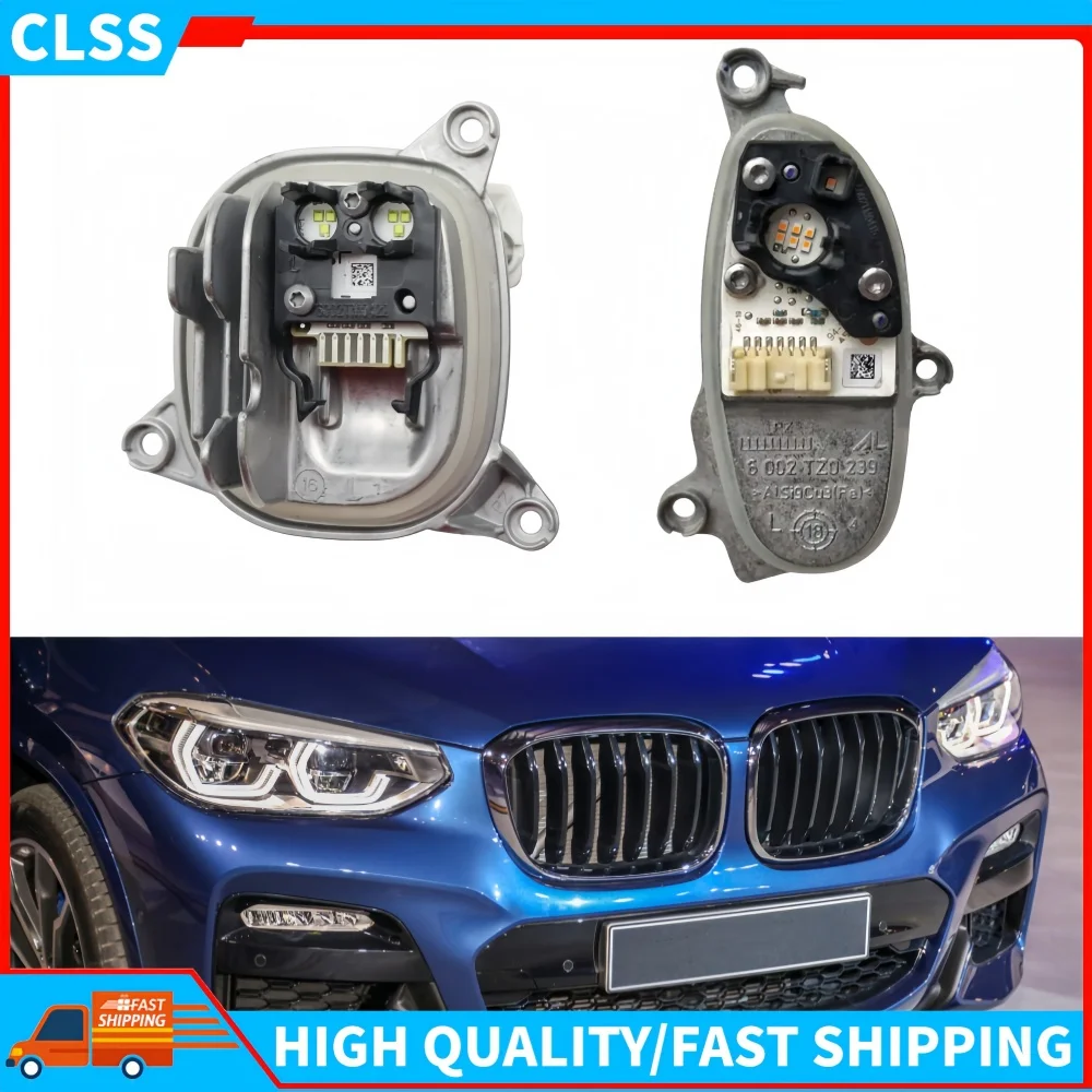 

White DRL LED Modules 63117466109 63117466107 For BMW G01 X3 G02 X4 F97 F98 2018 LED Headlight Daytime Running Light Turn Signal
