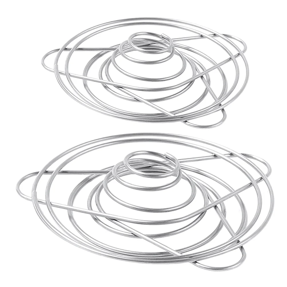

2 Pcs Coffee Filter Cup Dripper Holder Household Stand Metal Stainless Steel Accessories Travel Container Funnel