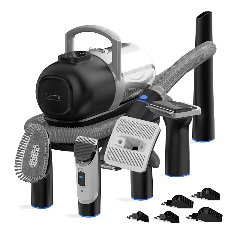 

Оригинальный вакуумный комплект для ухода за домашними животными — набор для ухода за кошками и собаками для легкого ухода за домашними животными, тихая и безопасная машина для удаления шерсти собак