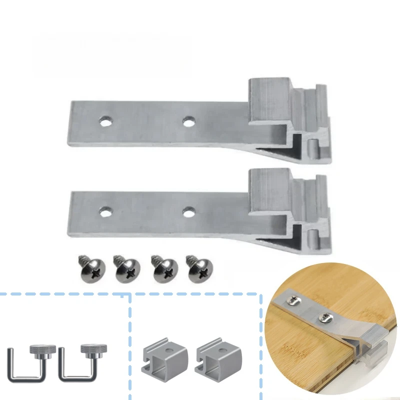 

Outdoor IGT Extension Board Connection Buckle Aluminum Alloy Track Joint Sliding Buckle IGT Accessories Camping Connection Hook