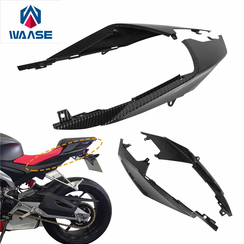 

waase 2pcs Left & Right Rear Passenger Seat Cowl Side Panel Fairing Cover For Aprilia RS660 RS 660 2020 2021 2022 2023