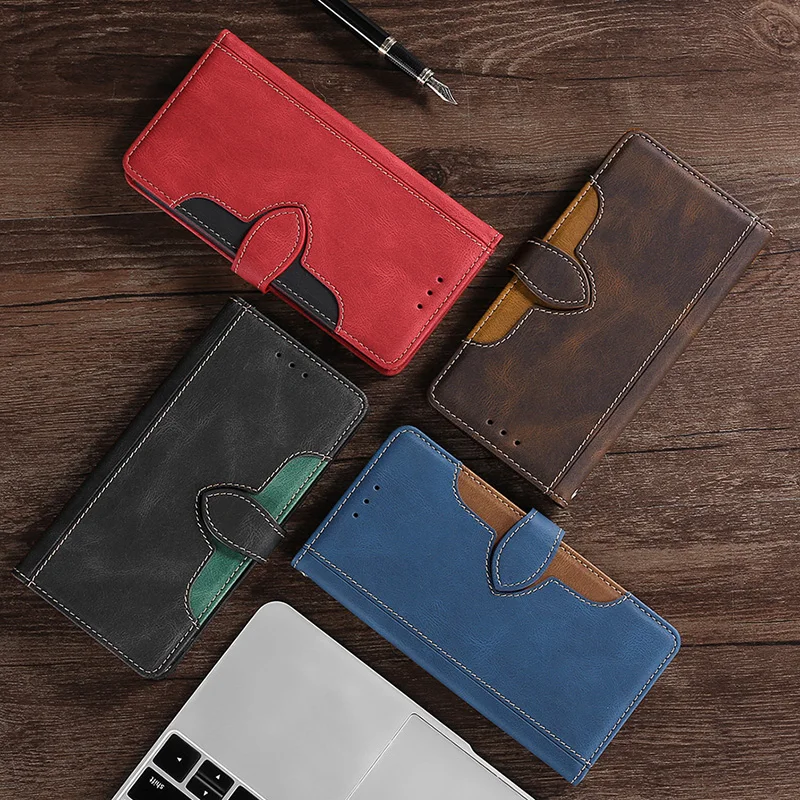 Leather Flip Case for Realme GT Explorer, Realme GT 6 Magnetic Wallet Book Cover, GT Master Etui 2021