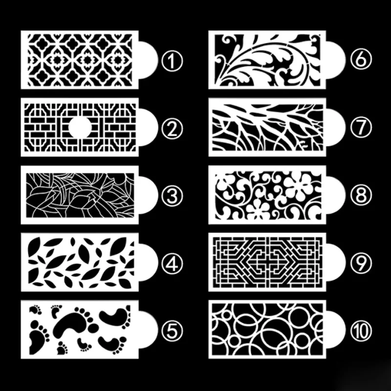 

Cake Lace Spray Mold Baking DIY Stencils For Wall Scrapbook Journal Photo Album Embossing Graffiti Decoration Painting Template