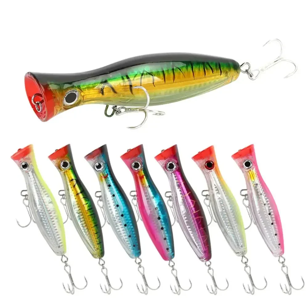 

Big Popper Hard Lure12cm 43g Topwater Floating Fishing Lures Crankbait Minnow Swimming De Peche Wobbler Sea Fishing