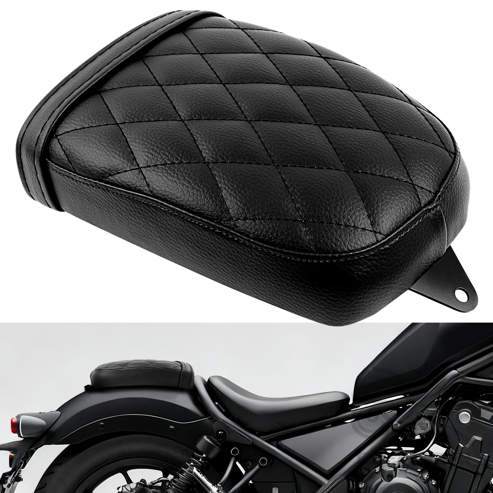 

Motorcycle Passenger Seat Pad Motor Accessories For Honda Rebel 1100 CMX1100 2021-2025 Rear Passenger Pillion Cushion Pad