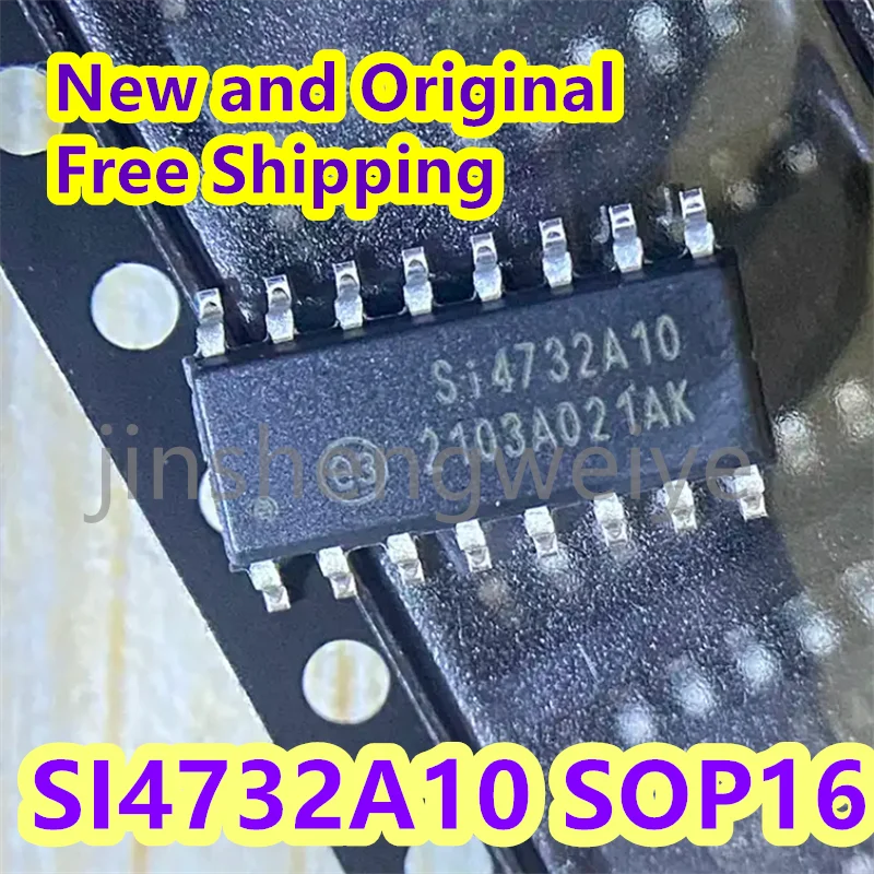 2PCS SI4732-A10-GSR SI4732 Silkscreen SI4732A10 SOP16 RF Receiver IC Authentic Free Shipping