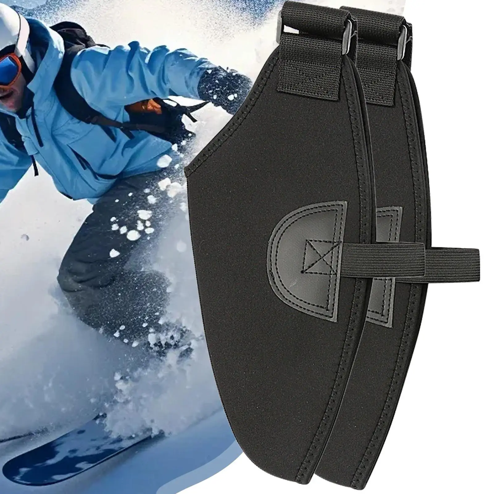 Stiefelüberzüge zum Skifahren Wetterfeste Unisex-Stiefelüberzüge Isolierte Ski-Accessoires Ski-Stiefelwärmer für Skifahrer Wintersport