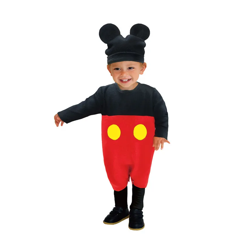 Halloween Baby and Toddler Costume Ball for Boys Cartoon Cute Mickey Costume Cosplay Jumpsuit