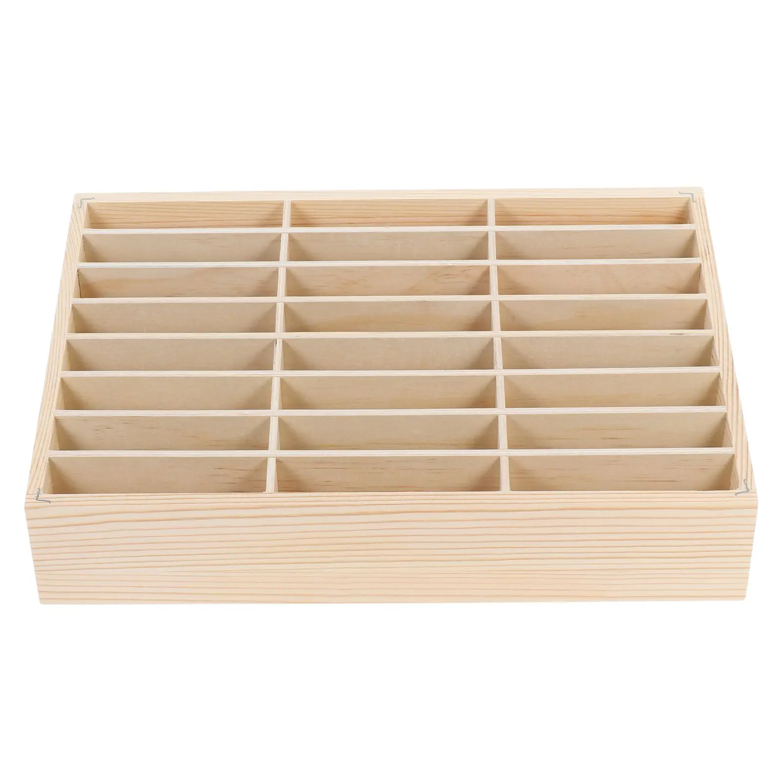 Wooden Phone Storage Box Multi Holder for Classroom Office Cell Phones Tempered Glass Case Organizer Archive Box