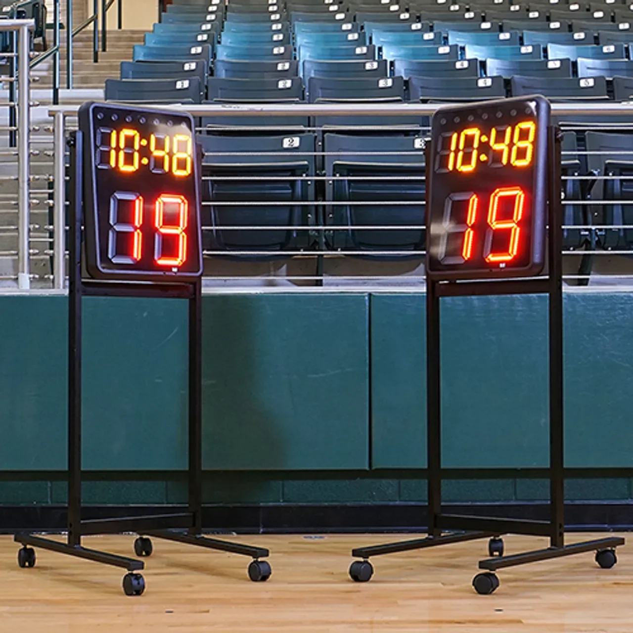 Wireless 24/30/14 Seconds Basketball Shot Clocks With Remote Controller LED Display For Game Timing Indoor Easy Operation