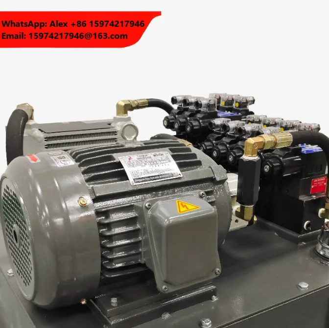 Hongda High New 3KW Feeder Hydraulic Power Unit Complete Hydraulic Station For Production Automation Equipment Cast Iron