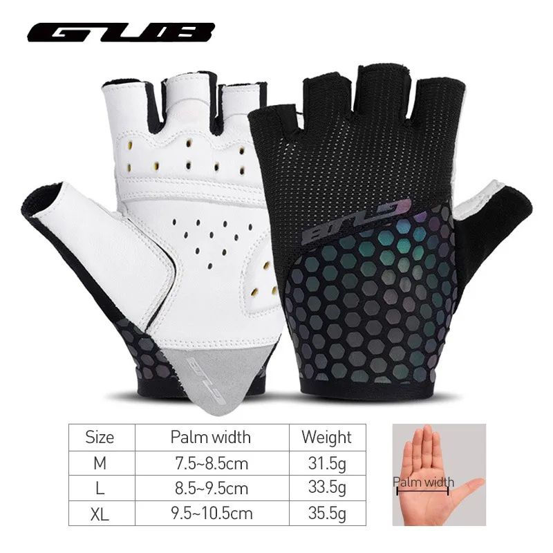 GUB Cycling Half Finger Bike Gloves Shockproof Wear Resistant Breathable MTB Road Bicycle Sports Gloves Men Women Bike Equipment