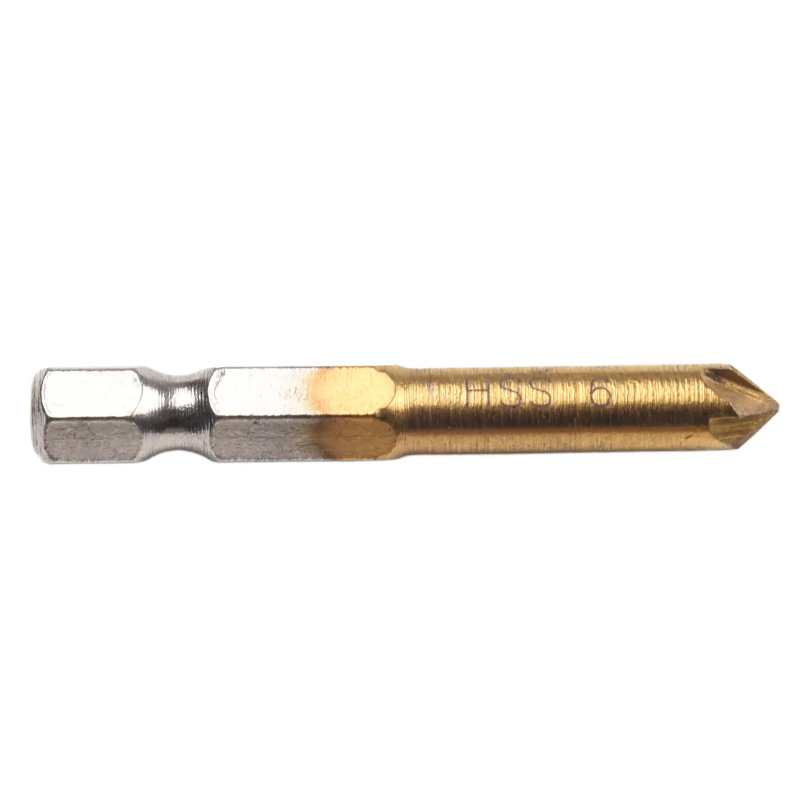 Hex Shank Ferramenta Broca para Naufrágio de Madeira, Aplicação 90 Graus, Chanfro Debur, Novo e Não Utilizado, Facilmente em 1, 4"
