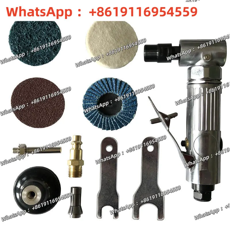 90 degree pneumatic air grinding, carving grinding, rust removal machine, polishing color set chuck 1/4