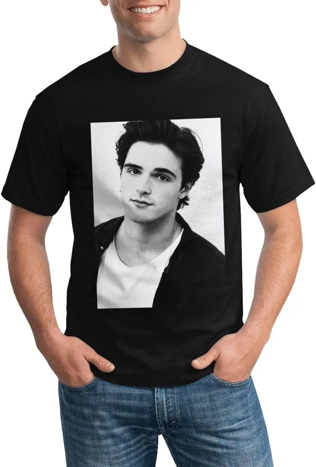 Jacob Elordi T-Shirt Crewneck Top Short-Sleeve T-Shirt 100% Cotton Tees for Men,Women (8Sizes)