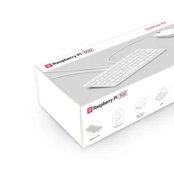 Original Raspberry Pi 500 Keyboard Computer Desktop PC Kit - US UK EU Version With Official Accessories, Beginner's Guide