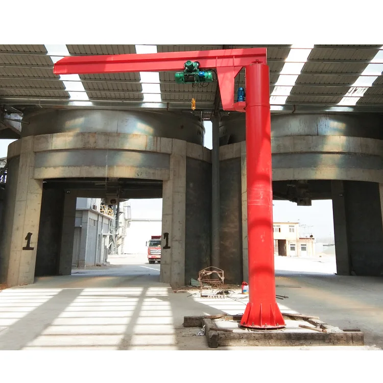 Factory Swing Arm Jib Crane 500kg 1000kg 4 Ton Fix Column 2ton Jib Crane