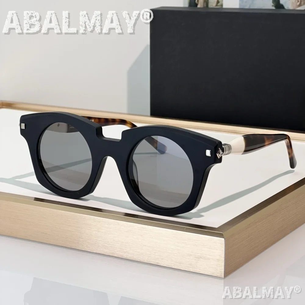 نظارات شمسية عالية الجودة للرجال والنساء Maske J6 مقاس 46-25 نمط UV400 ريترو موضة تصميم خاص نظارات شمسية مع صندوق