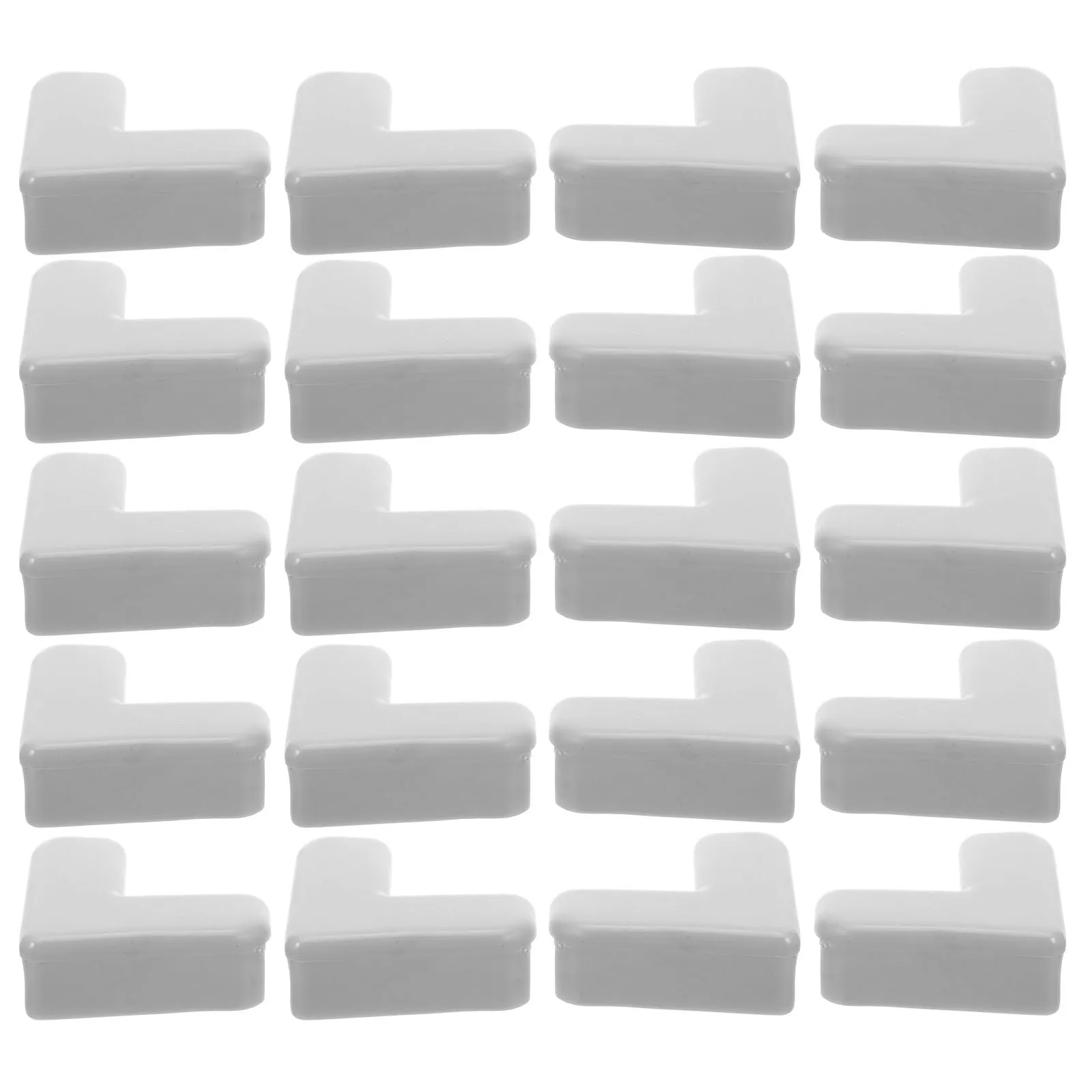 

20Pcs Colorful Silicone Corner Protector Kid Safe Practical for Home Table Desktop Tea Table Desktop Protector Corner