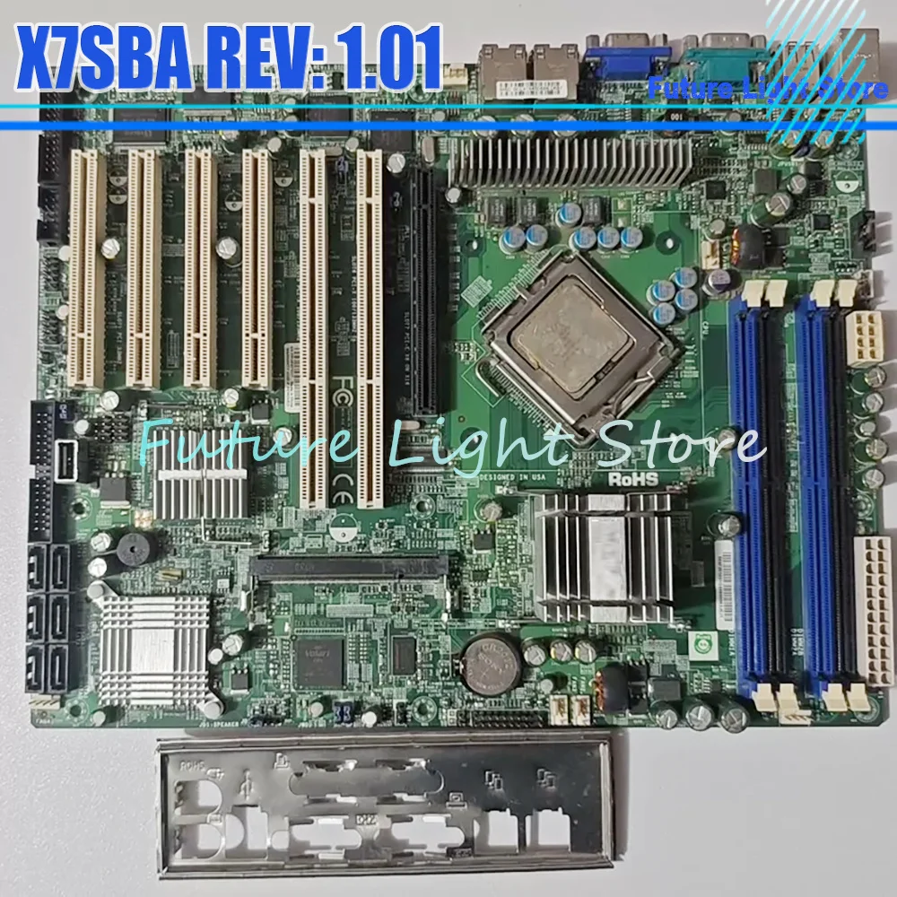 

X7SBA REV: 1.01 Server Motherboard 775 Pin Single Channel Device Motherboard
