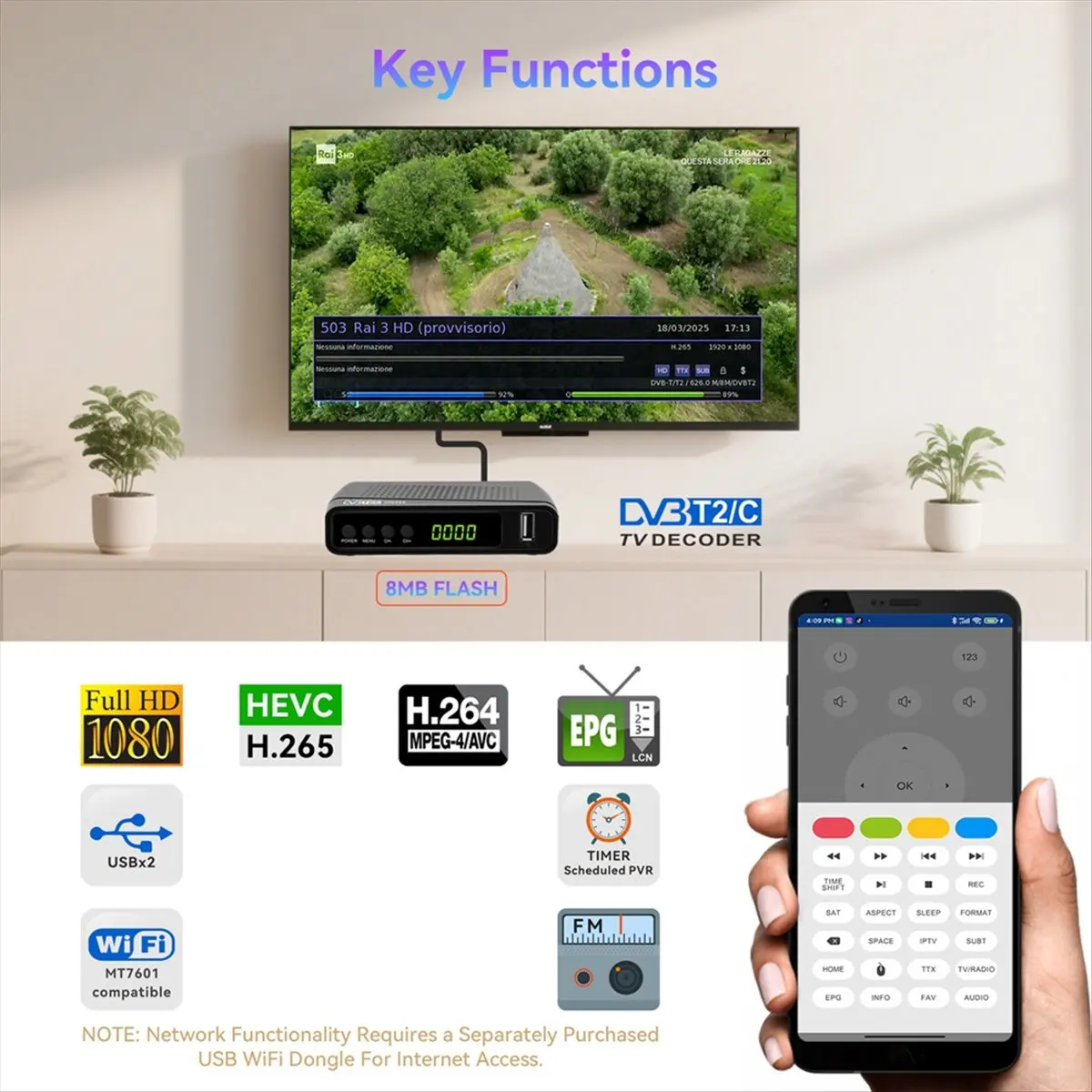 265 DVB-T2 Decoder …