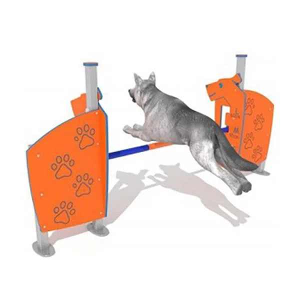 Pet agility training set PE board material Dog jumping obstacle training Jumping circle around the pole Dog trainer pet supplies