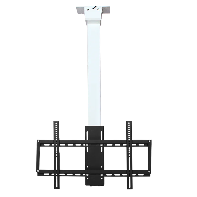 HILLPOER Electric Height Adjustable TV Ceiling Mount LIFT Motorized Vertical Floor Stand Arm Support for 32 to 75 Inch TVs DD700