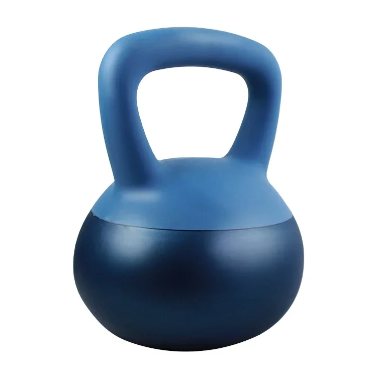 wholesale fitness equipment weightlifting custom logo soft kettlebell  PVC kettle bell