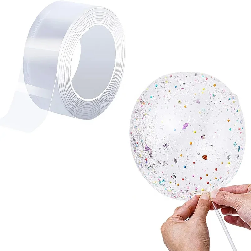 

Nano Tape Bubble Kit Multifunctional Bubble Balloons DIY Double Sided Tapes Elastic Bubble Craft Kit for Children Party Favors