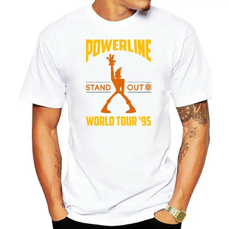 Powerline Stand Out World Tour 95 T shirt goofy movie powerline stand out world tour 95 band