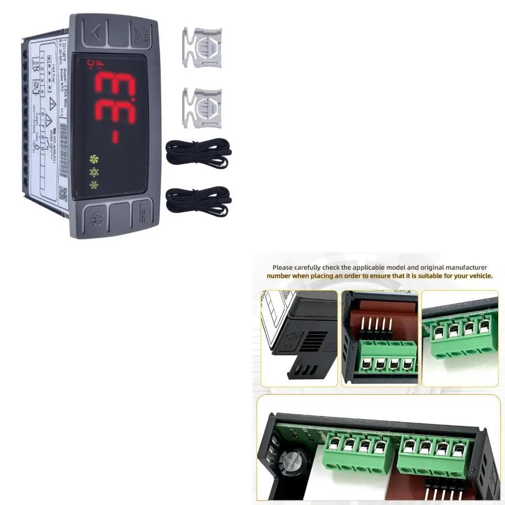 

97QD Digital Temperature Controller XR02CX4N1F1 For Fridge Freezer Heating Equipment Replacement