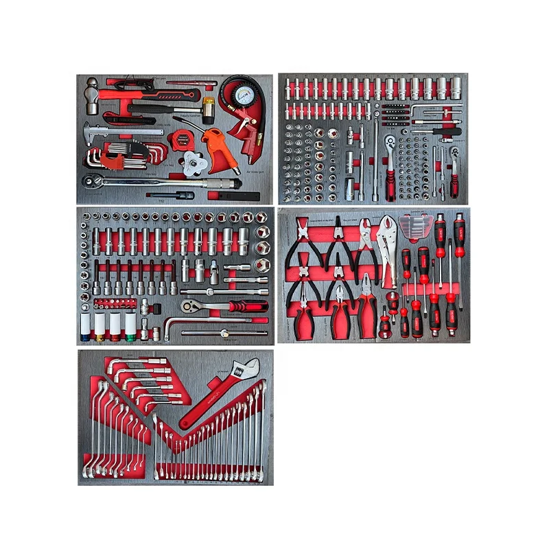Factory High Quality 352pcs CR-V Hand Operated OEM Professional Mechanic Pliers Socket Wrench Auto Repair Tool Set for Garage