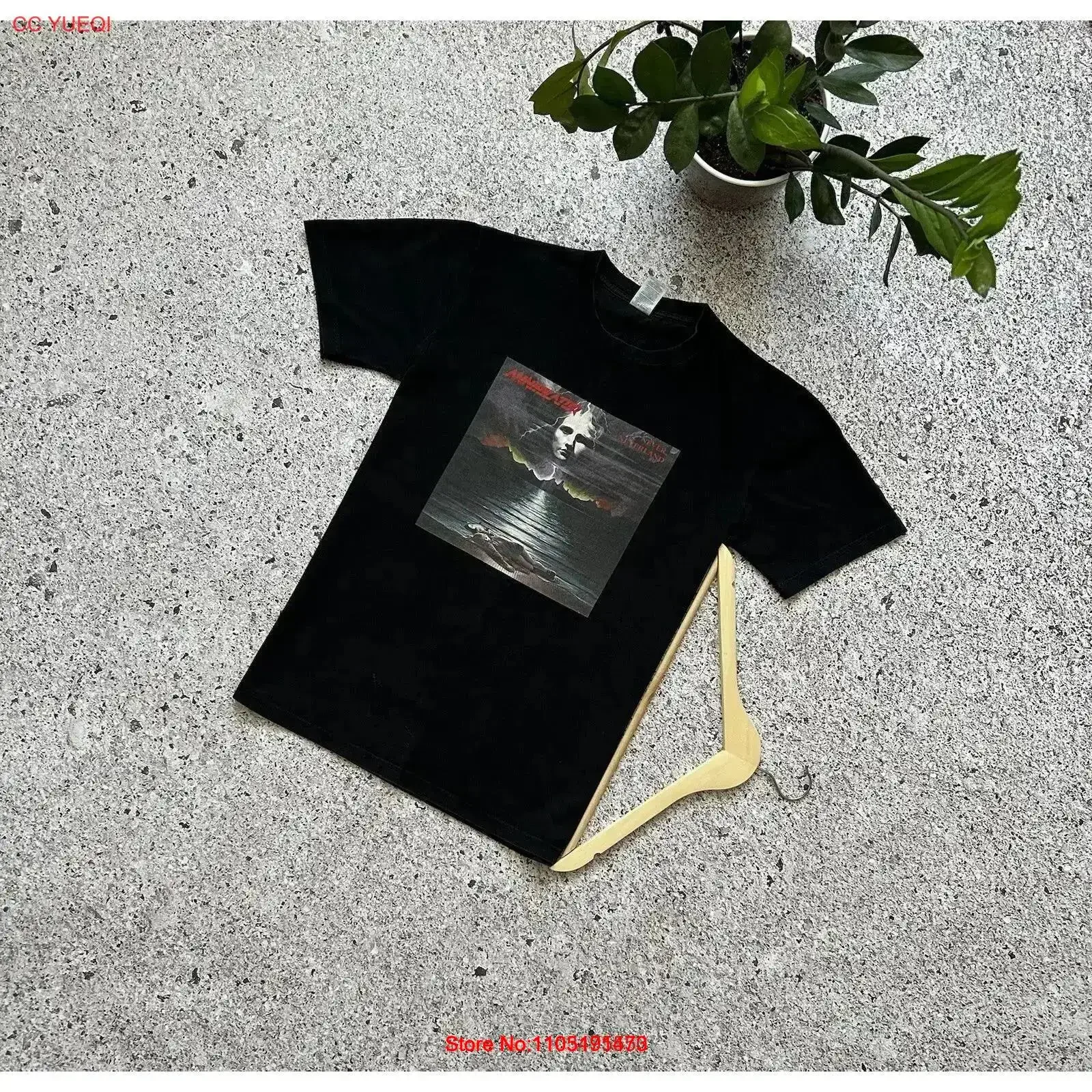 Vintage 2000 s Annihilator Never Neverland Rock Band Men T Shirt Size M Washed graphic Soft Stylish streetwear vintage Washed
