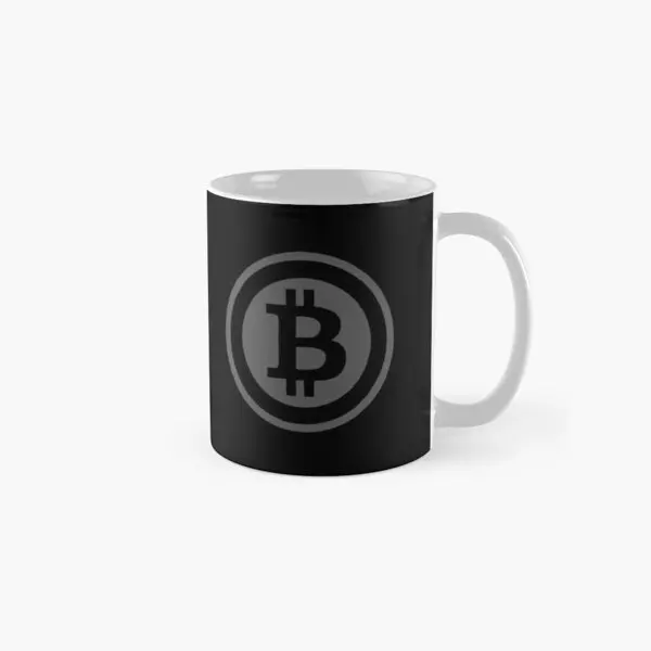 Bitcoin Classic  Mug Tea Gifts Drinkware Simple Cup Handle Round Picture Coffee Photo Printed Design Image