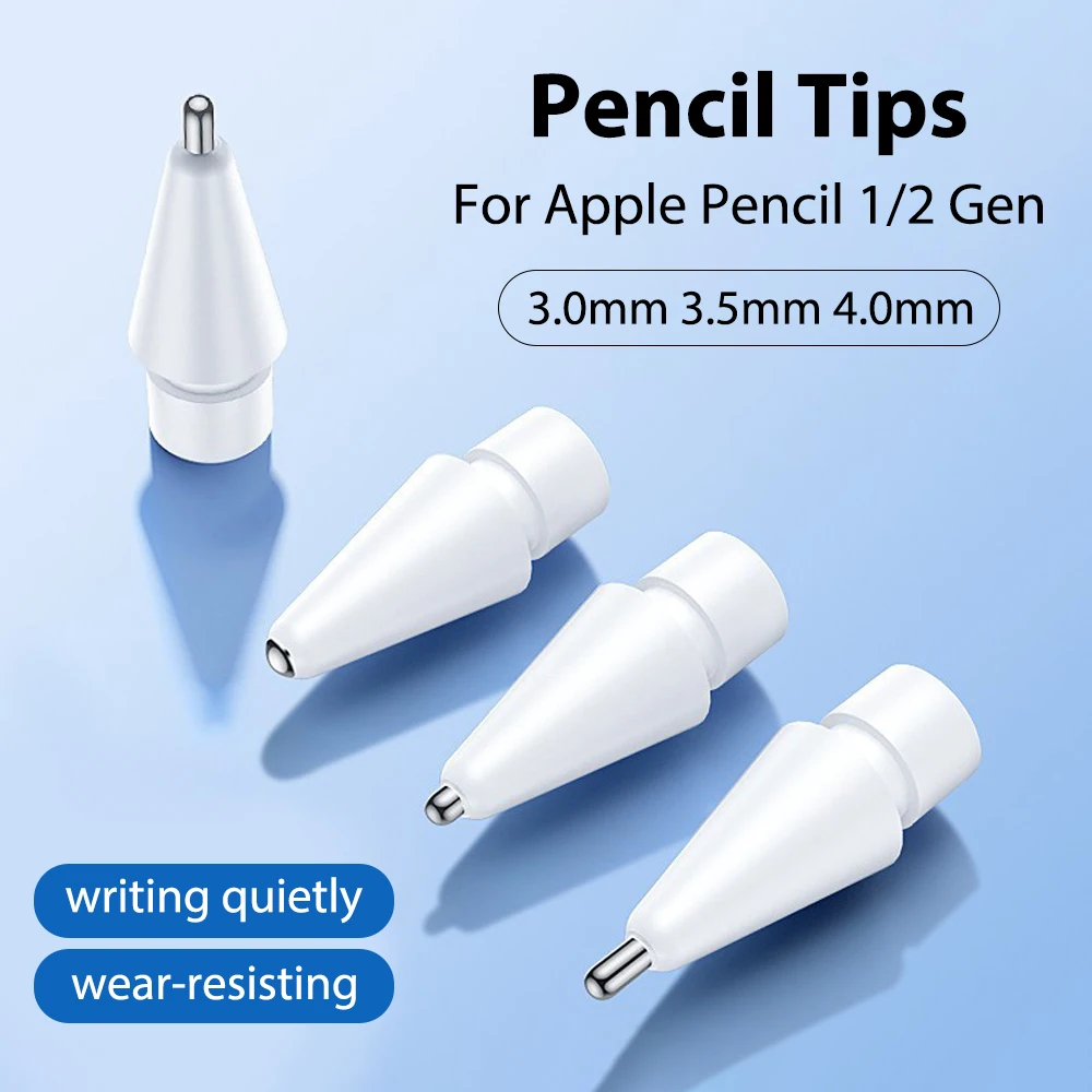 Per Apple Pencil Tip 1a 2a generazione Pennino per iPencil Suggerimenti di ricambio a doppio strato per iPad Stylus 1 2 Gen Pen Accessori