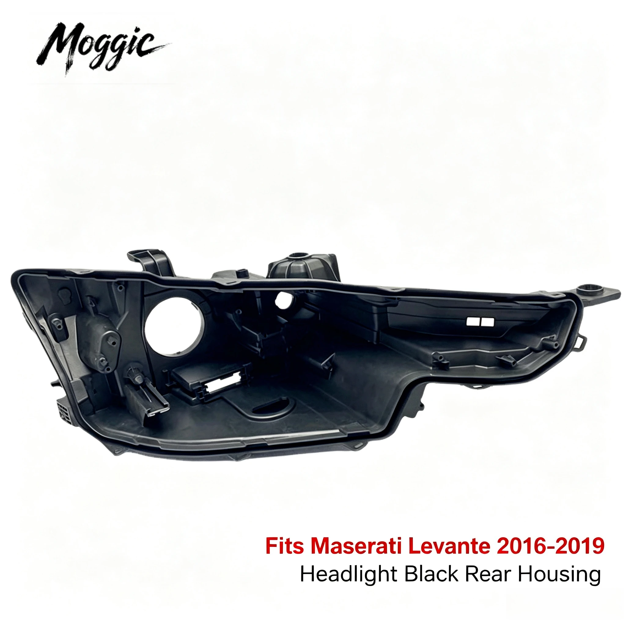 Moggic Headlight Rear Cover Compatible With Maserati Levante 2016 2017 2018 2019 Base S GTS Sport Left Right Side Replacement
