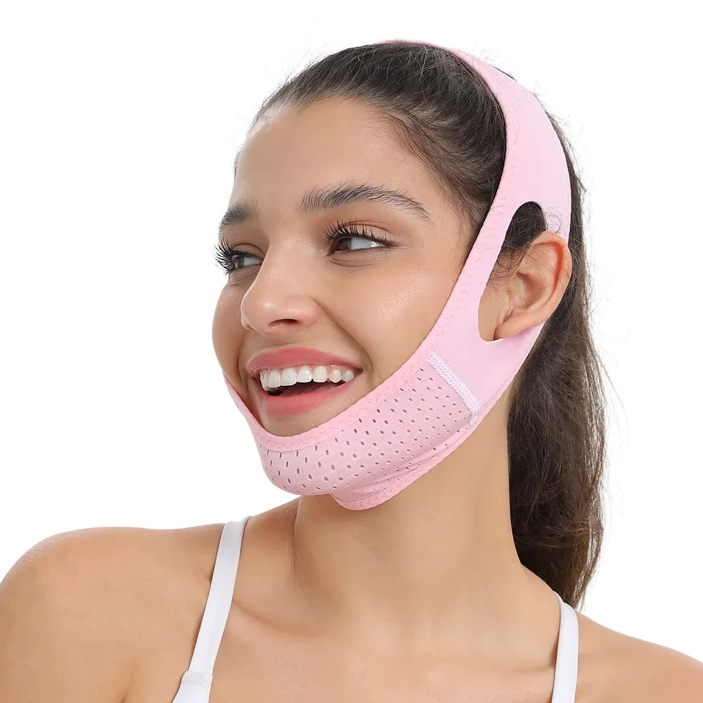 

Breathable Face Slimming Bandage Women Chin Cheek Lift Up Belt V Line Face Shaper Facial Massage Strap Skin Care Beauty Tools