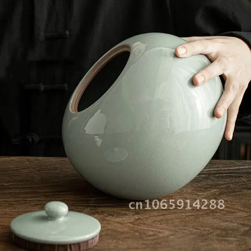 Urnen para cinzas humanas grande 4000ml cerâmica cinza para cão cremação personalizável pet funerário urna cães gatos cinzas animais memorials