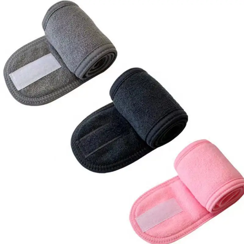 Makeup Hair Band Facial Headband Bath Women Adjustable SPA Headbands for Face Washing Soft Toweling Hair Make Up Accessories