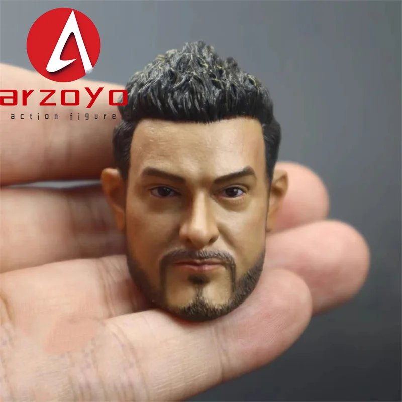 

1/6 Scale Indian Movie Star Aamir Khan Head Sculpture Male head Carving for 12inch Male Soldier Action Figure Body