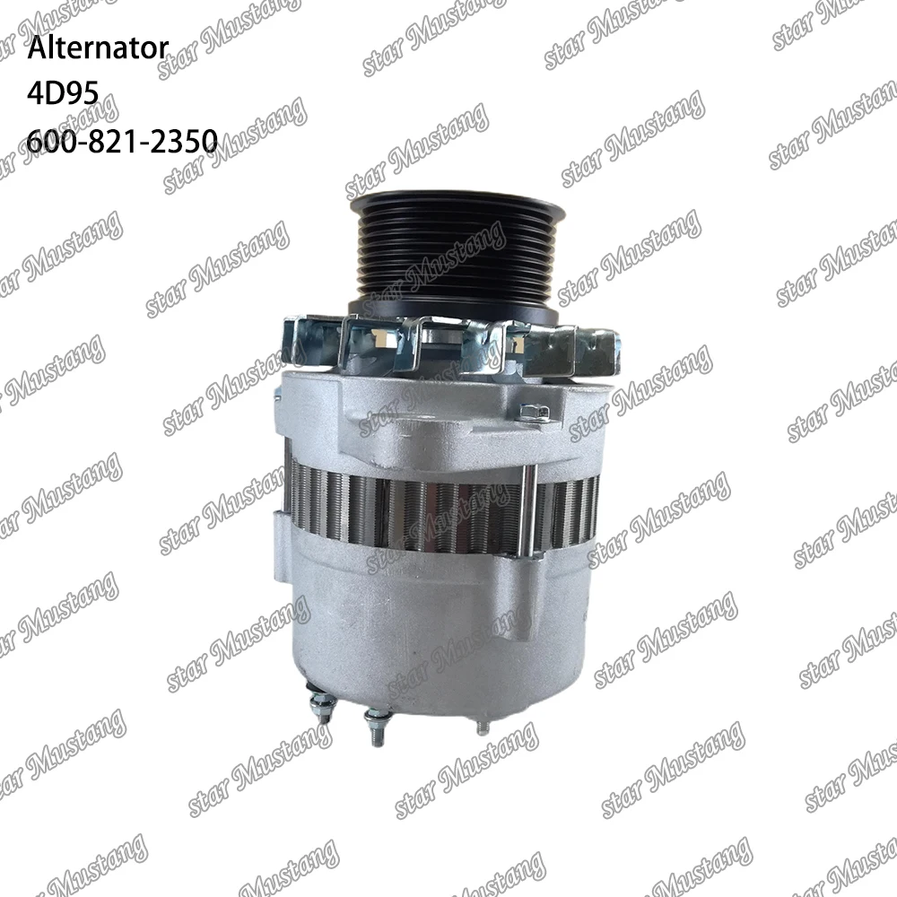 4D95 Alternator 24V 35A 600-821-2350 600-821-3870 Suitable For Komatsu Engine Parts