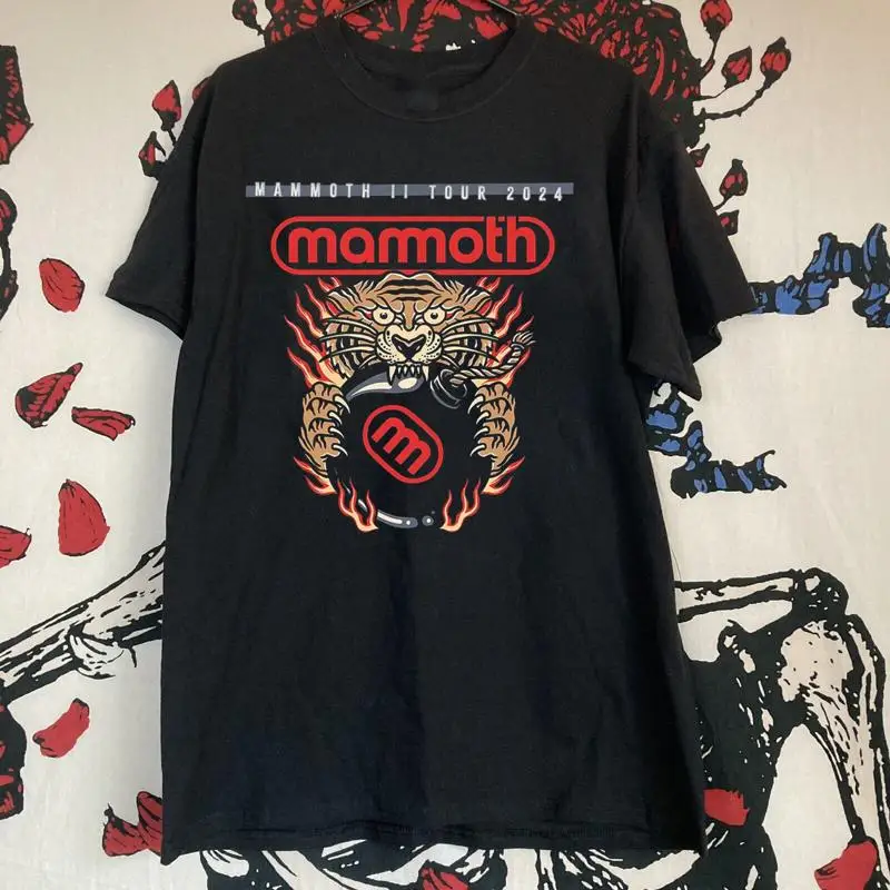 New Mammoth Wvh Band Ii Tour 2024 T Shirt All Size