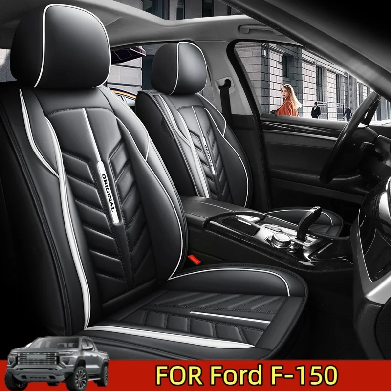 

FOR Ford F-150 Car seat cover waterproof wear-resistant artificial leather dirty and soft full wrap seat cover