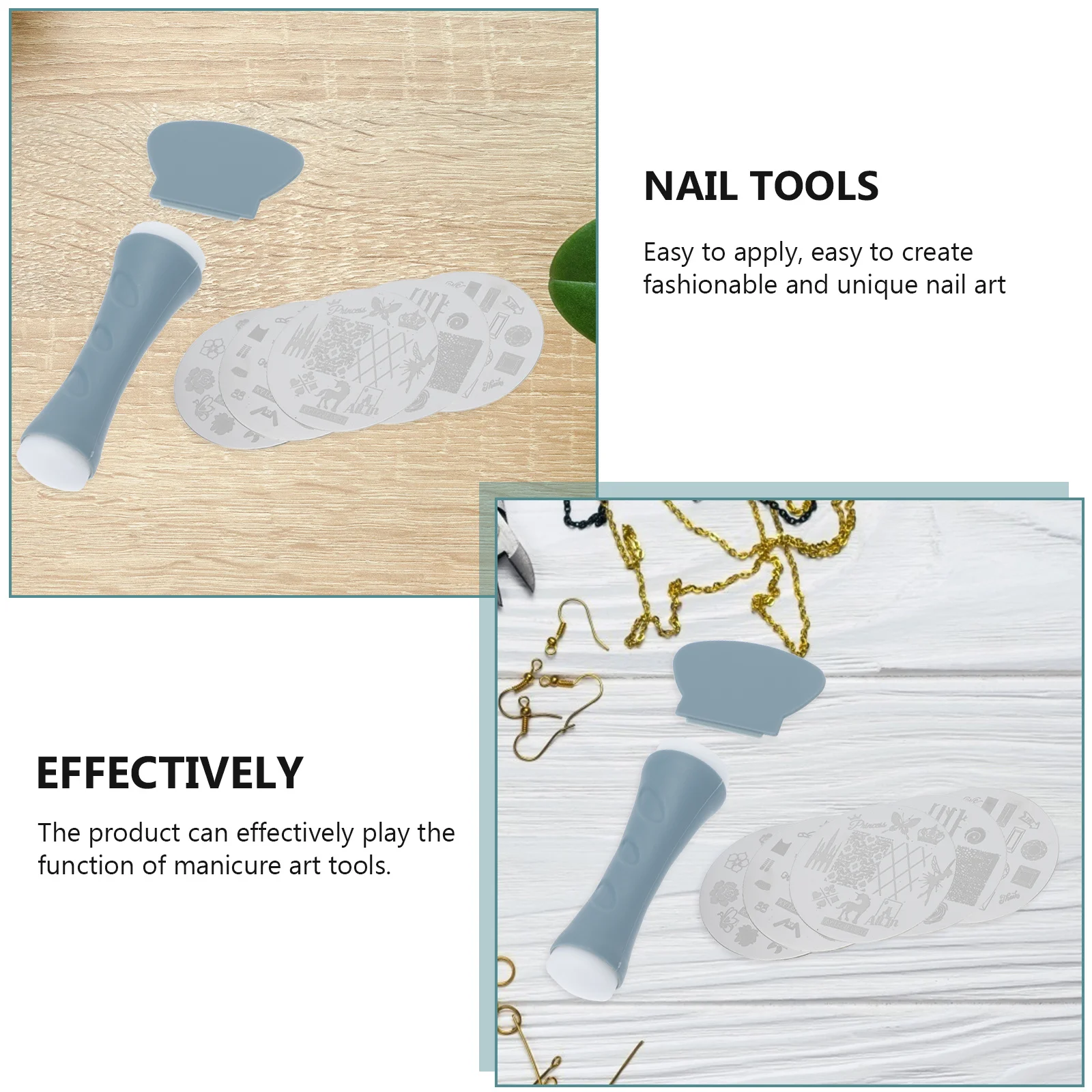 1 مجموعة عيد الميلاد مسمار الفن الطباعة لوحة مسمار ختم الختام مواد عالية الجودة جذابة لافتة للنظر تزيين الأظافر #2