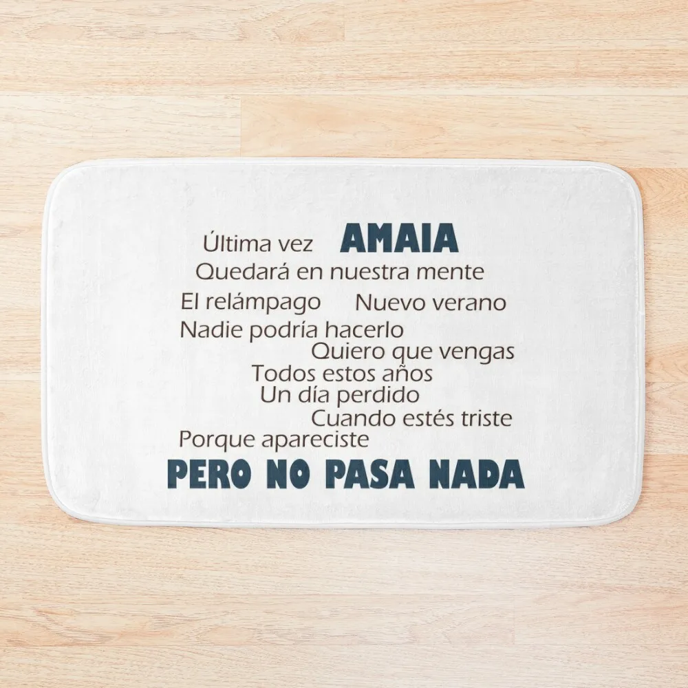 

Amaia, but nothing happens Bath Mat Non-Slip Shower Bathtub Carpet Modern Bathroom Accessories Mat