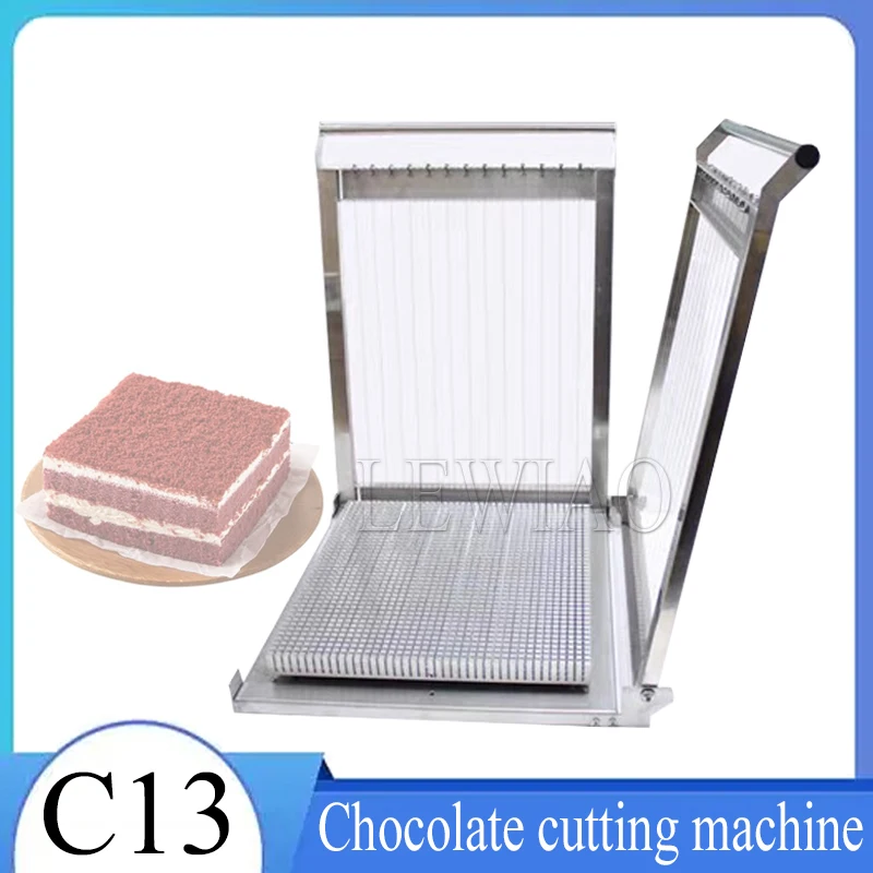 

Manual Chocolate Cake Guitar Cutting Machine Commercial Double Arm Chocolate Grid Cutter Slicer