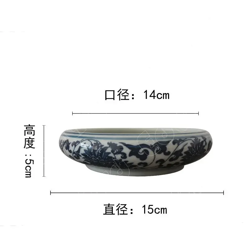 Large Caliber Ceramic Plate Ceramic Ashtray Coffee Table Ashtrays Flowerpot Fishbowl Theme Dining Room Office Living Room Decora