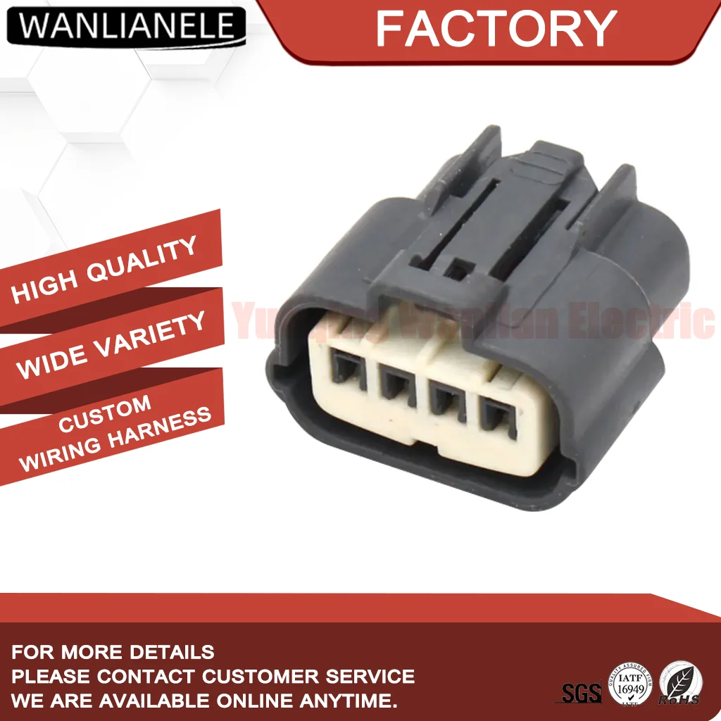 50 Sets 6189-0551 4 Pin Waterproof Connector DL040-4S Kit Fit Mitsubishi Outlander MAF Sensor 1.0mm 8A