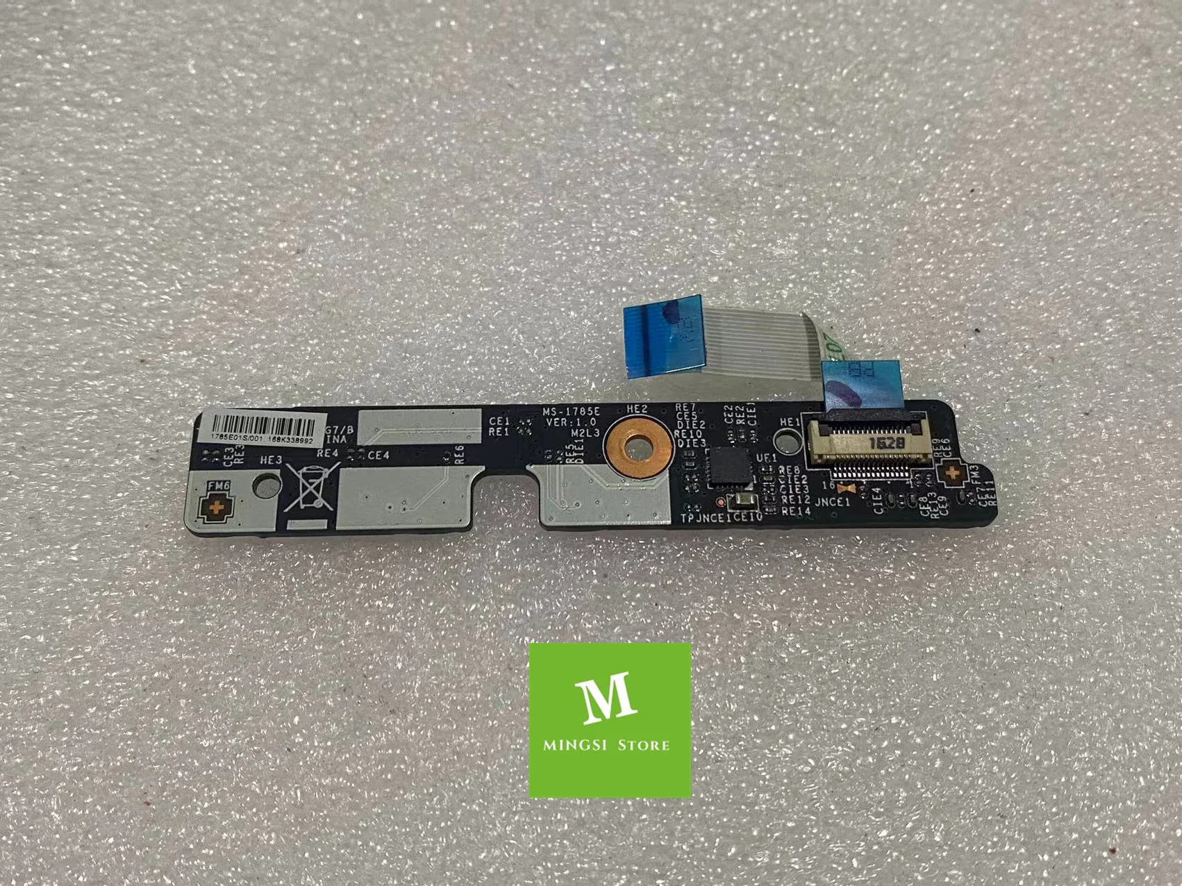 GENUINE FOR MSI GT72VR 6RE GT72 DOMINATOR PRO MEDIA POWER BUTTON BOARD MS-1785E MS-1781E