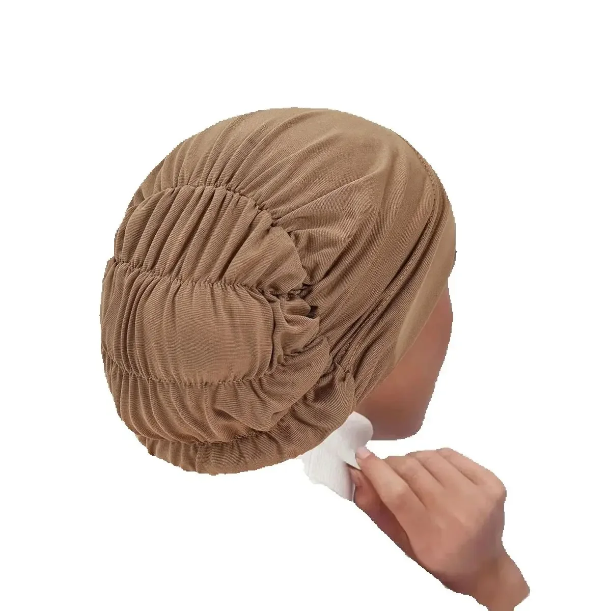 

Новый под шарф-тюрбан, индийская шляпа, женский мусульманский внутренний хиджаб, эластичные шапочки, капот от выпадения волос, головной платок, химиотерапевтическая шапка, Turbante Mujer